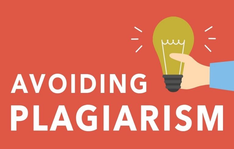 avoiding plagiarism